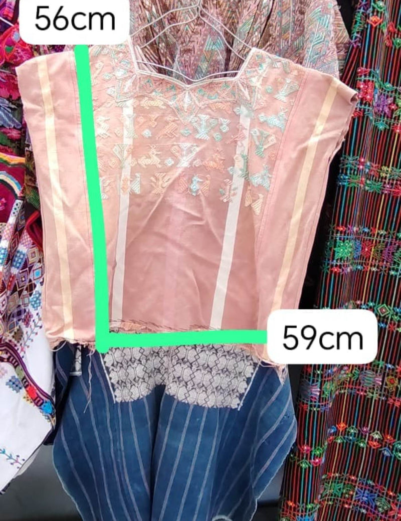 Faded Beige San Lucas Toliman Huipil #7-315