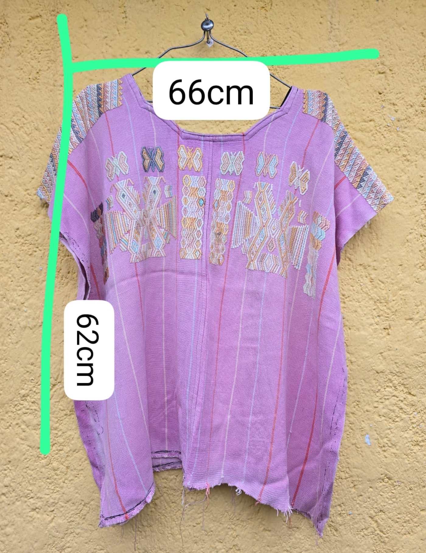 Lavender Chajul Huipil #7-342
