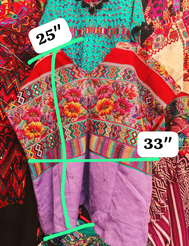 Red And Violet Comalapa Huipil #7-358
