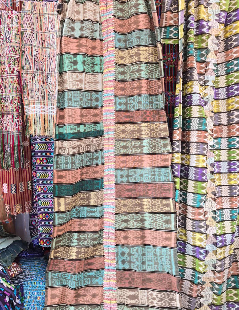 Muted Colourful Ikat Chichicastenango Corte #7-398