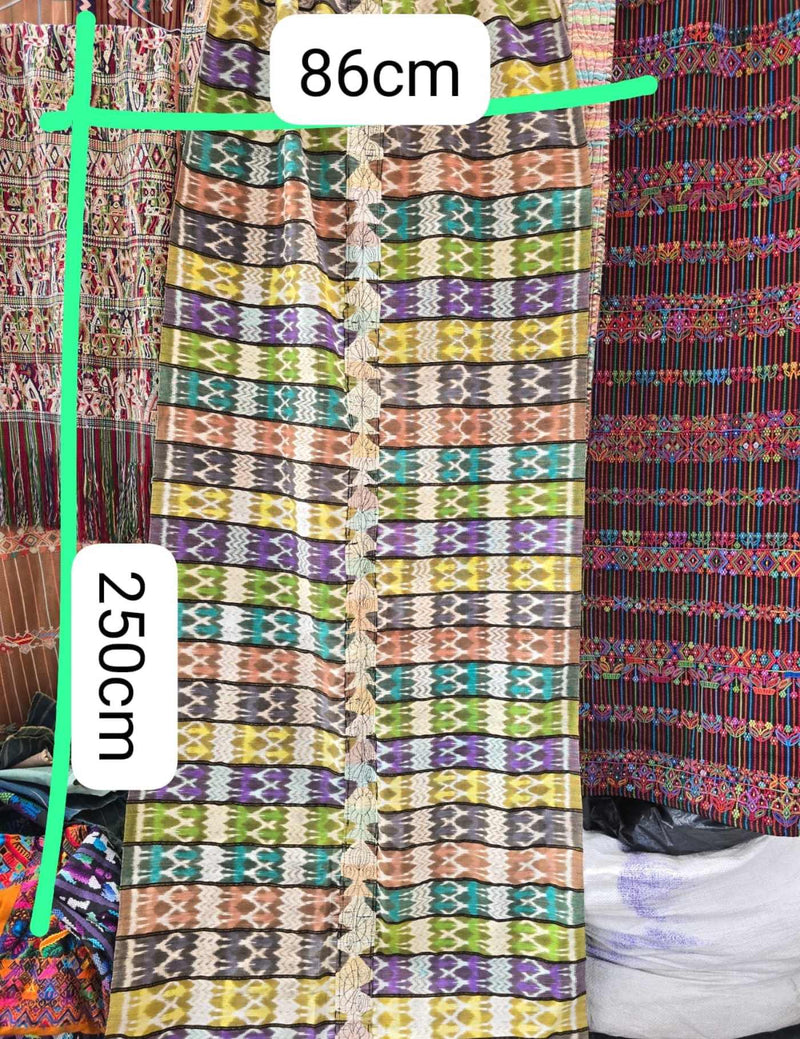Bright Colourful Ikat Chichicastenango Corte #7-398