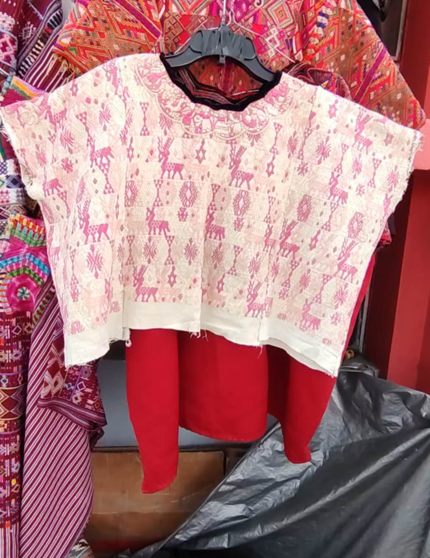 Pink And Blush Cobán Huipil #7-403
