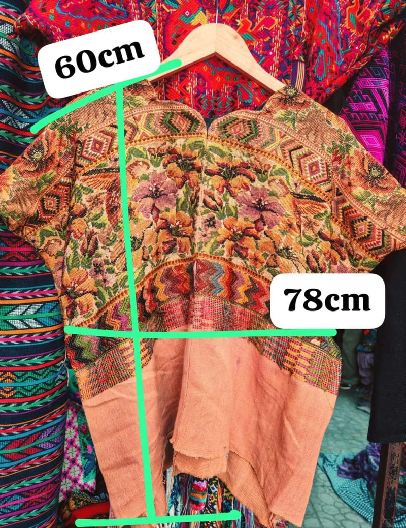 Warm Toned Comalapa Huipil #7-459