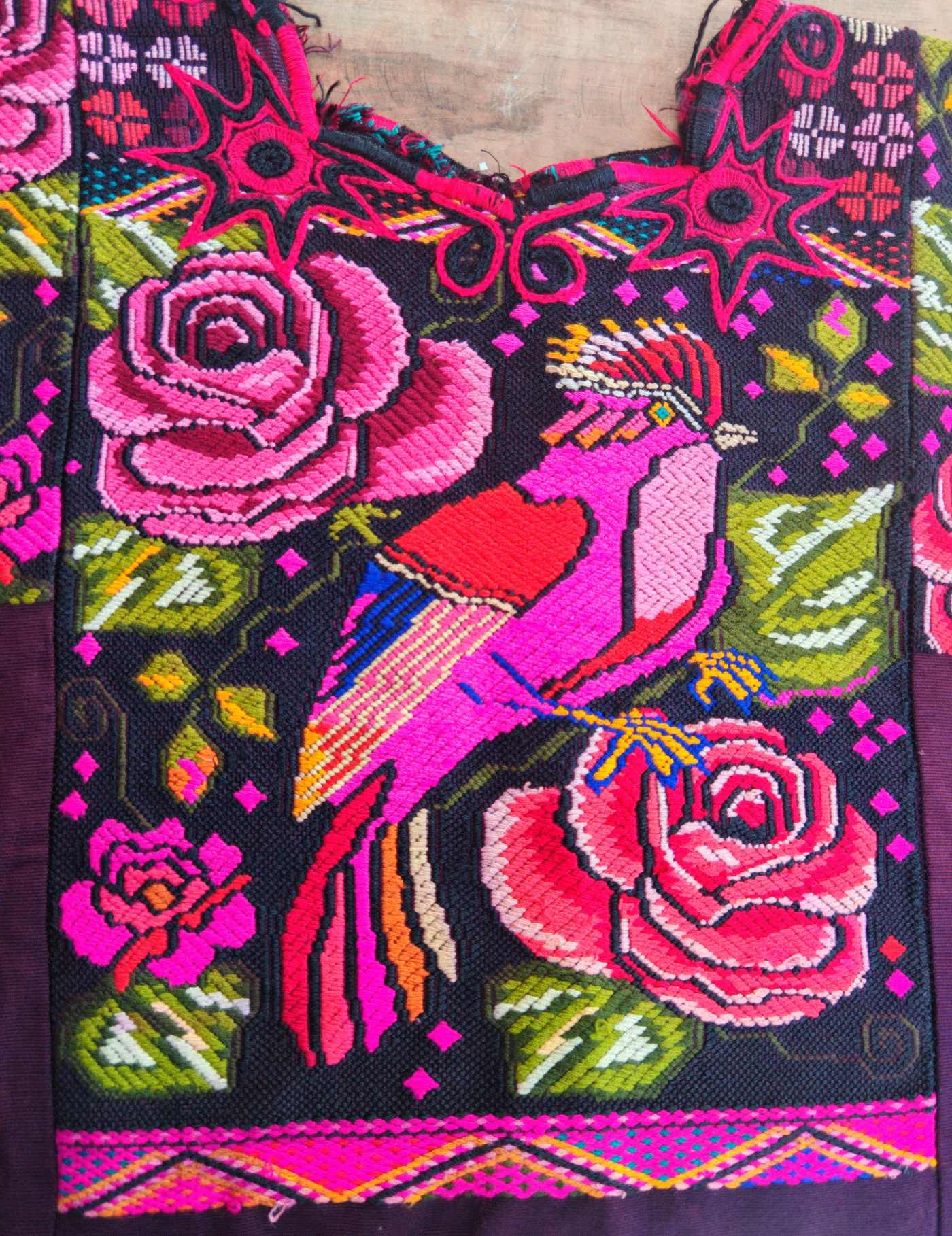 Bird Chichicastenango Huipil #7-522