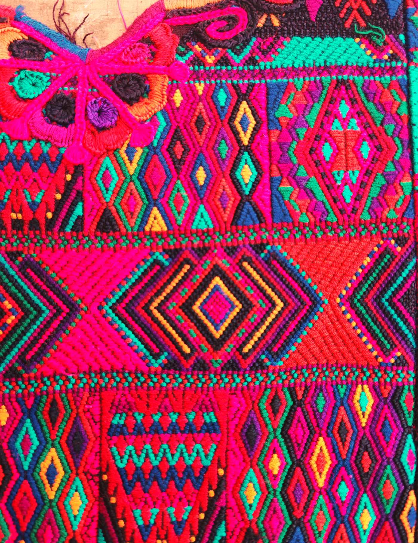 Geometric Chichicastenango Huipil #7-526