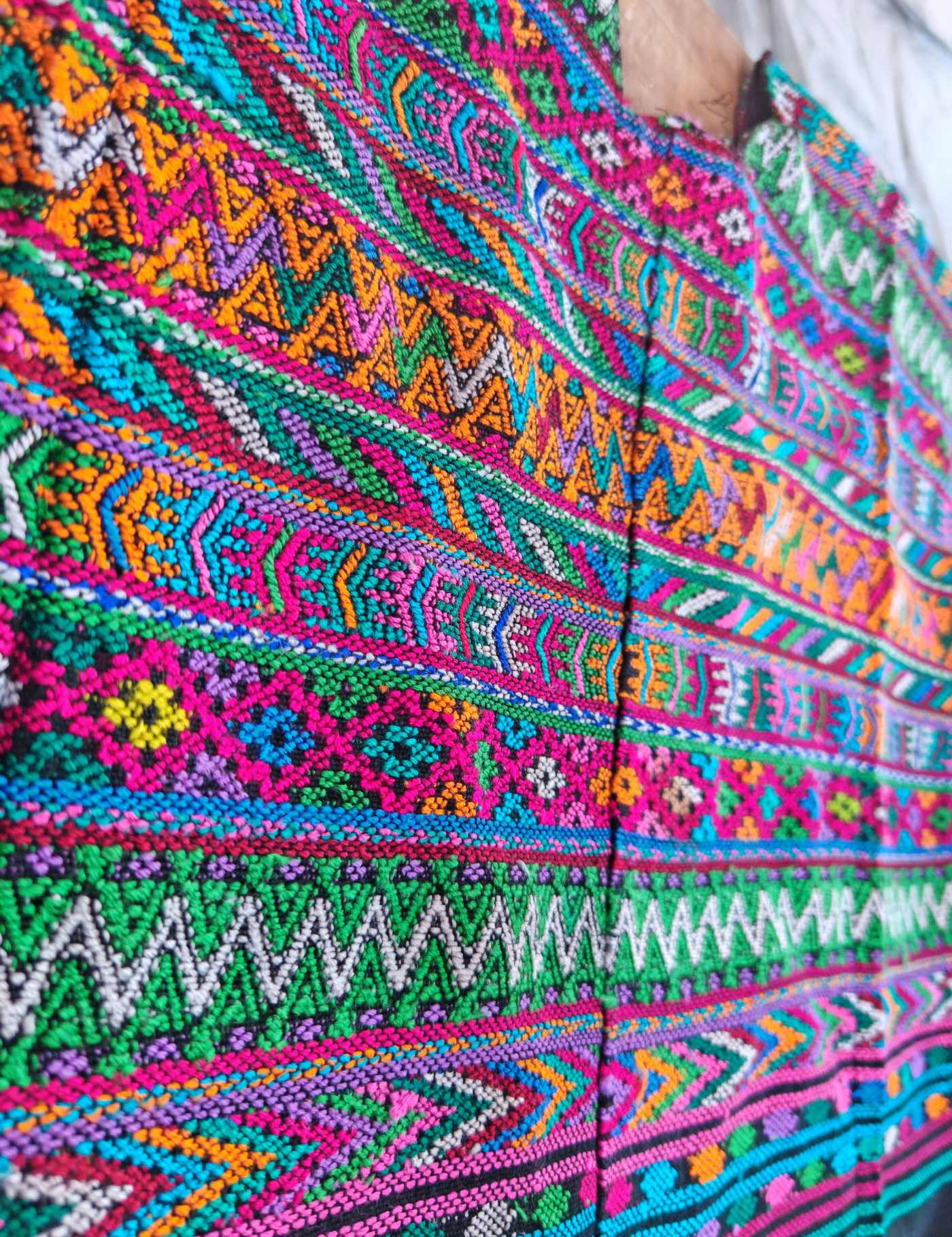 San Martin Jilotepeques, geometric San Martín jilotepeques Huipil #7-530