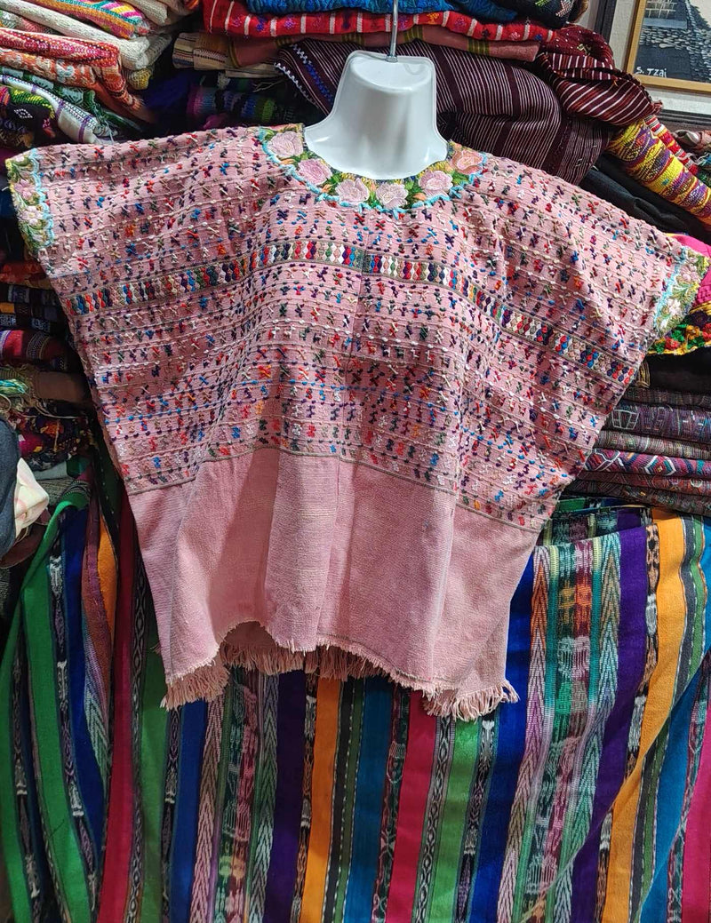 Soft Pink San Lucas Tolimán Huipil #7-553
