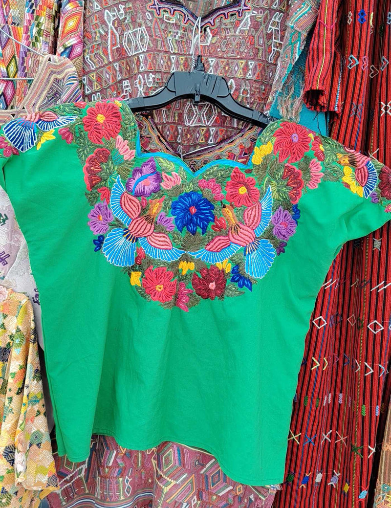 Flowers and Birds Totonicapán Huipil #8-31