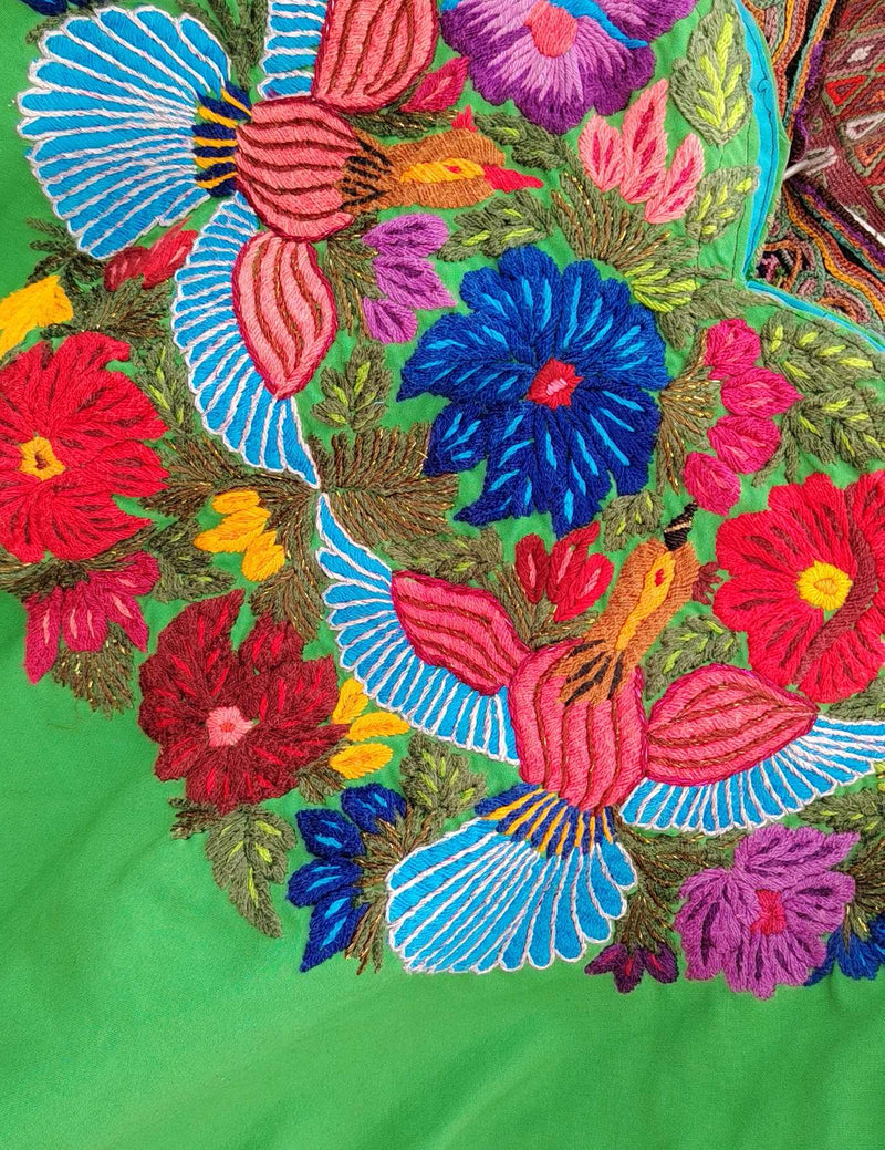 Flowers and Birds Totonicapán Huipil #8-31