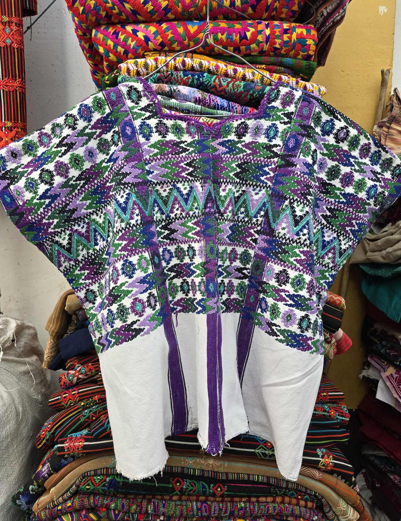 Geometric Tecpan Guatemala Huipil #8-36