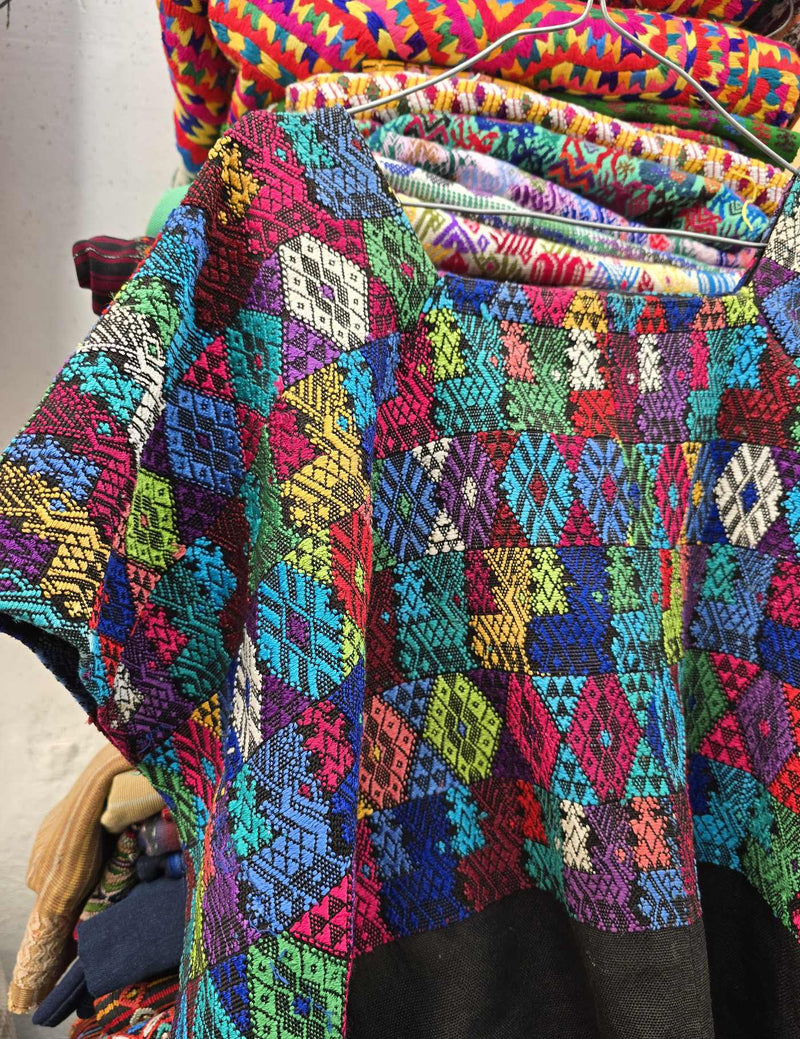 Multicolor Cobán Huipil #8-37