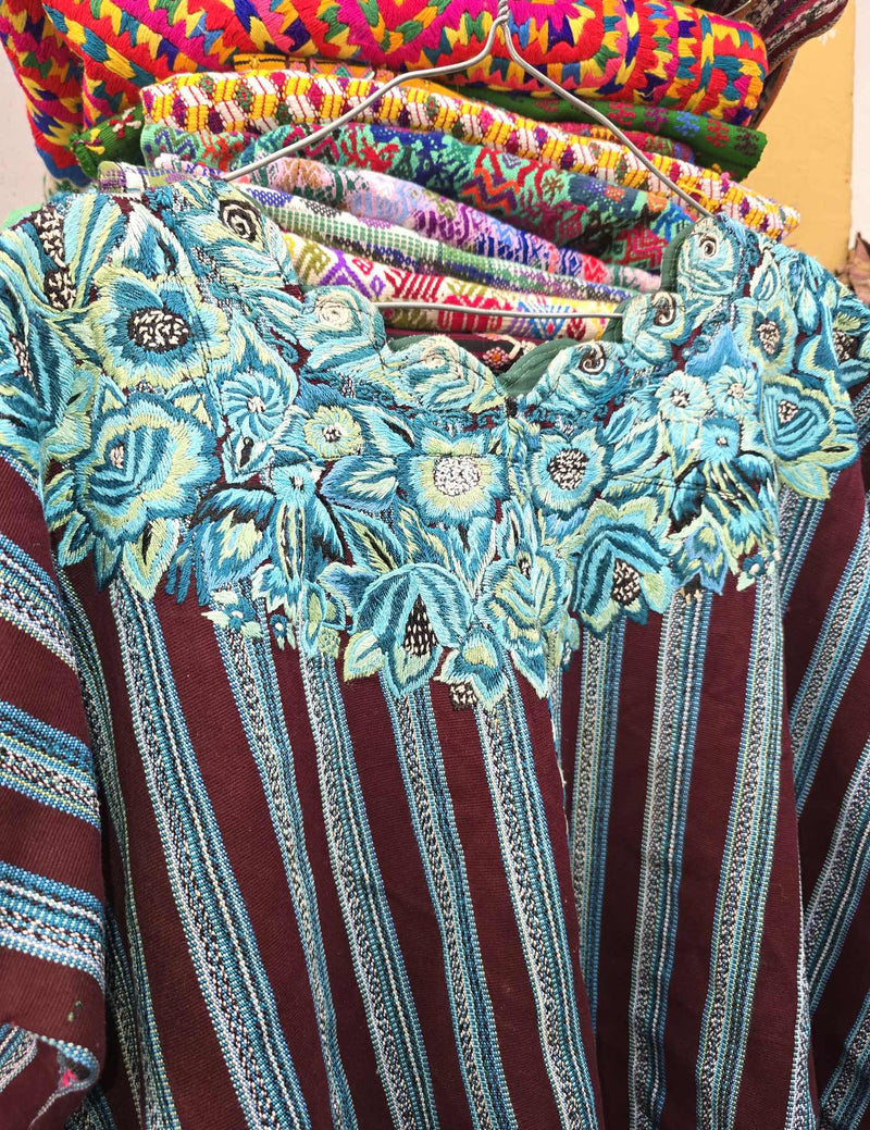 Turquoise Patzún Huipil #8-38