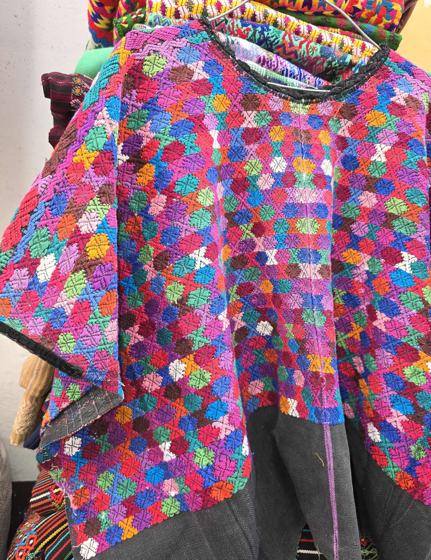 Multicolor Totonicapán Huipil #8-46