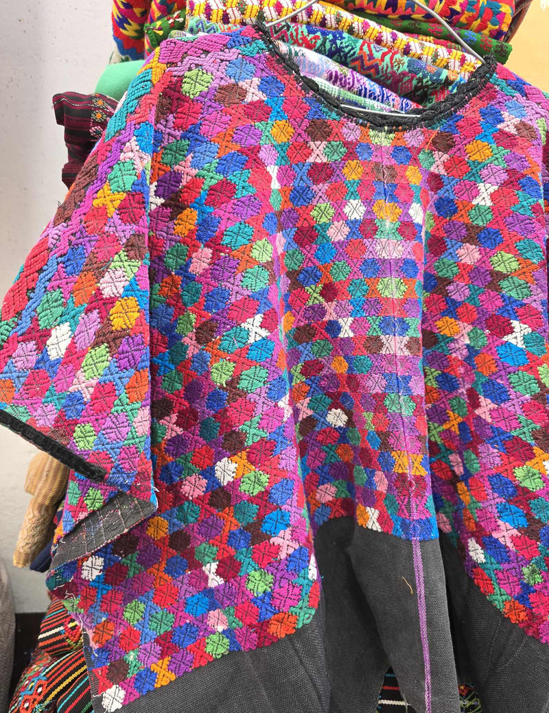 Multicolor Totonicapán Huipil #8-46