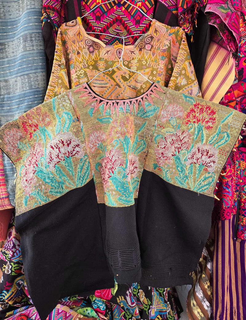 Pastel Floral Chichicastenango Huipil #8-85