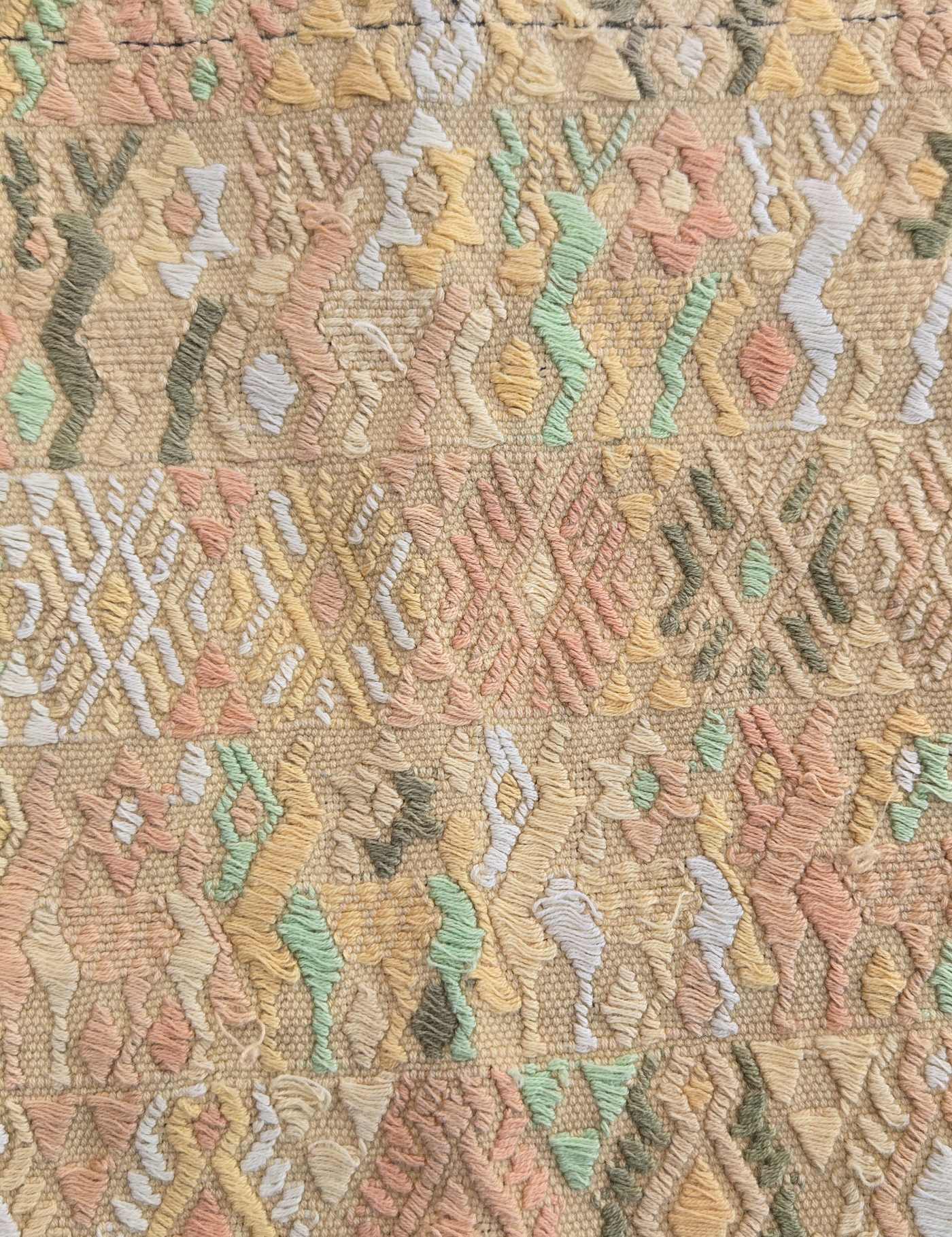 Faded Coral Cobán Huipil #8-88
