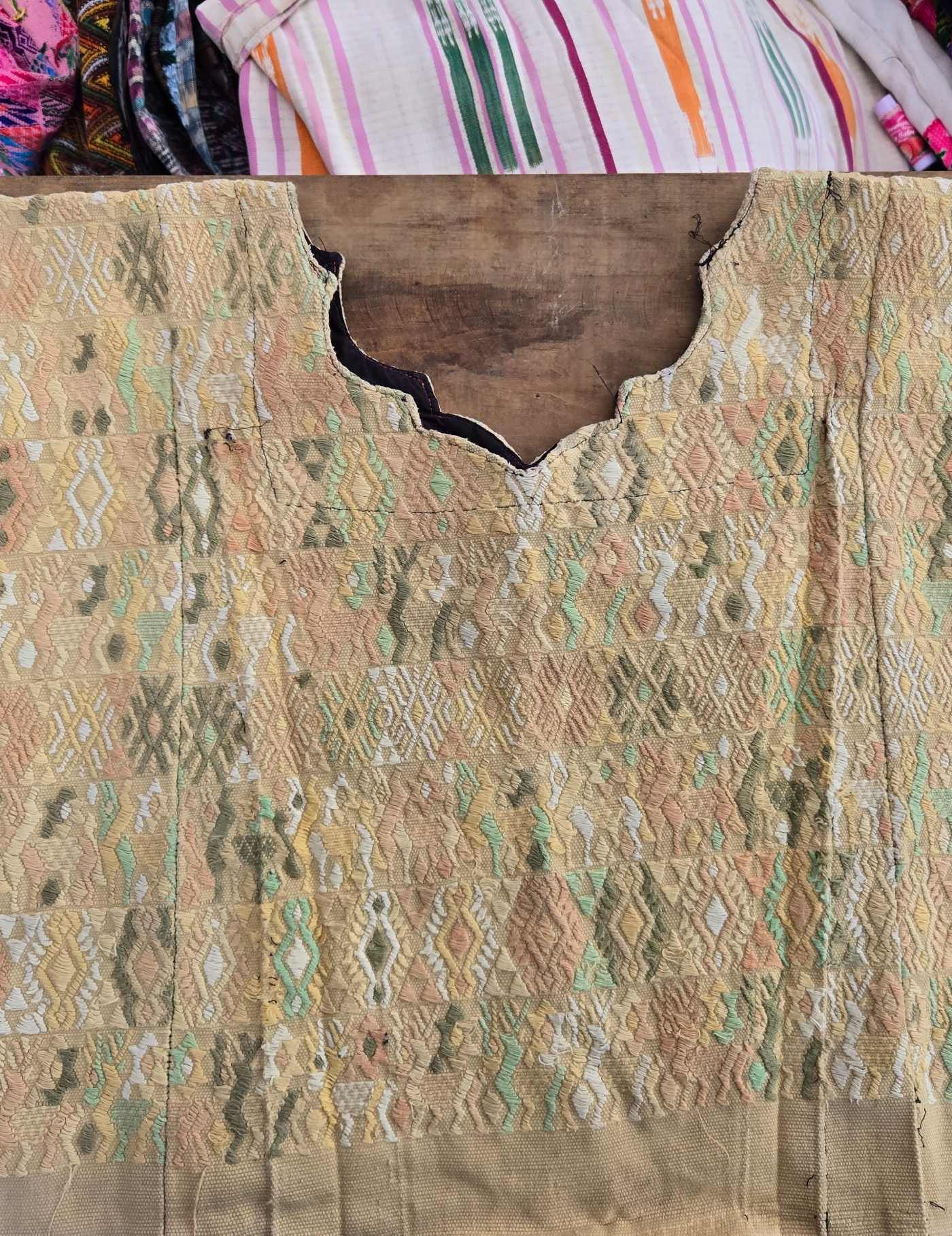 Faded Coral Cobán Huipil #8-88