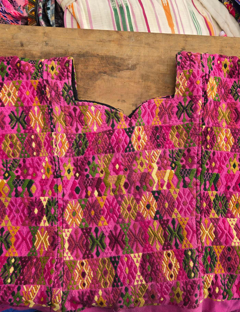 Hot Pink Cobán Huipil #8-89