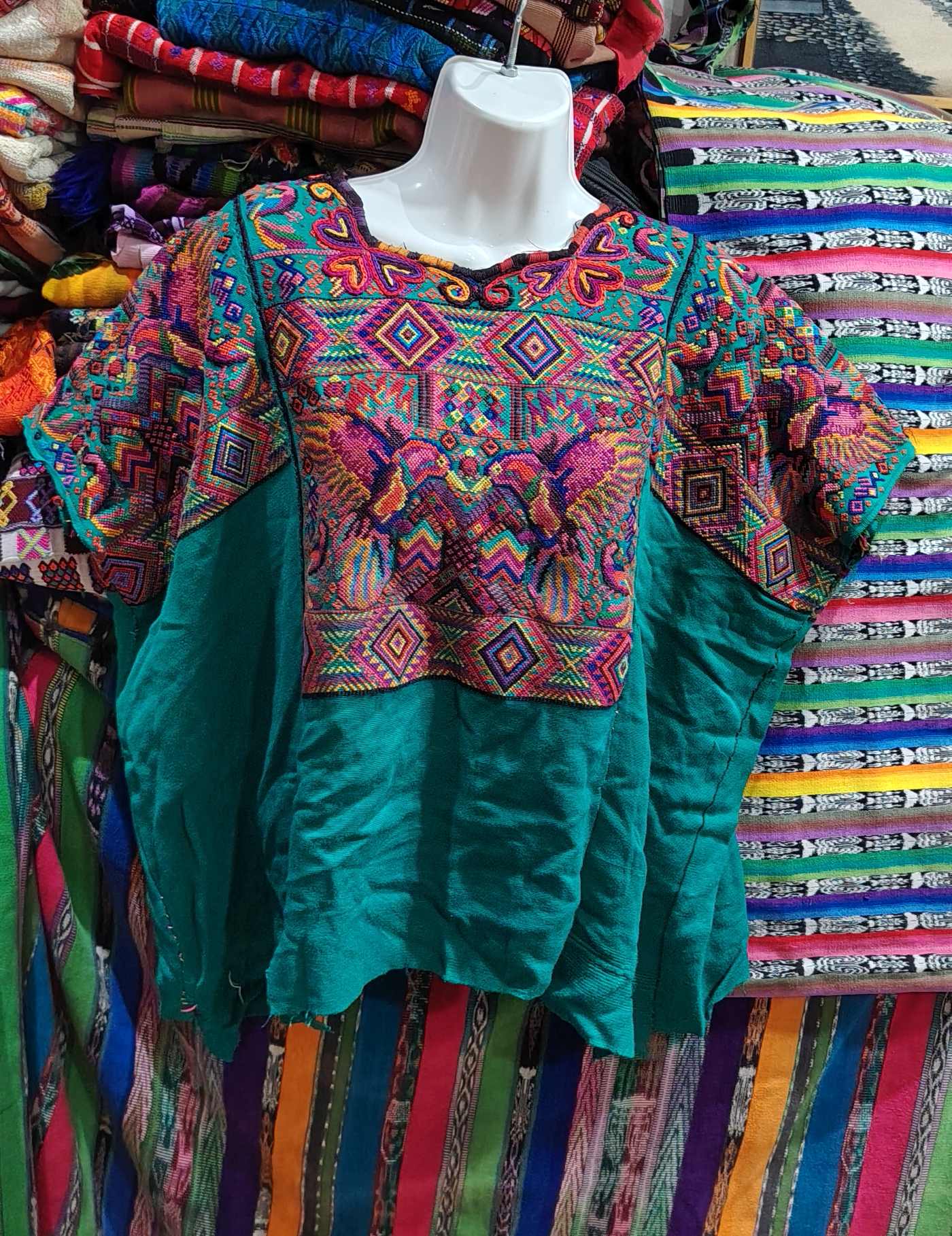Hummingbirds Chichicastenango Huipil #8-108