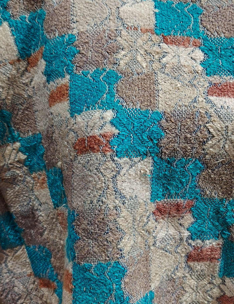 Blue and Grey Totonicapán Huipil #8-111