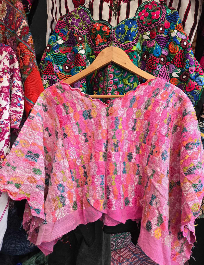 Lolly Pink Cobán Huipil #8-131