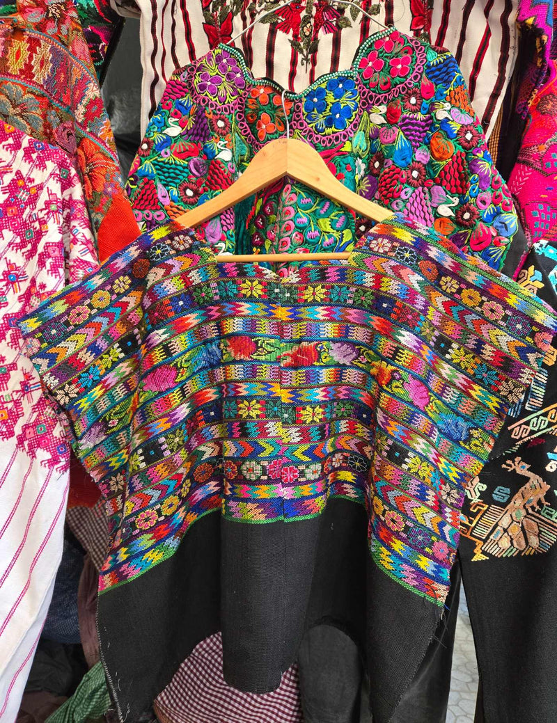 Colourful Geometric San martín jilotepeques Huipil #8-136