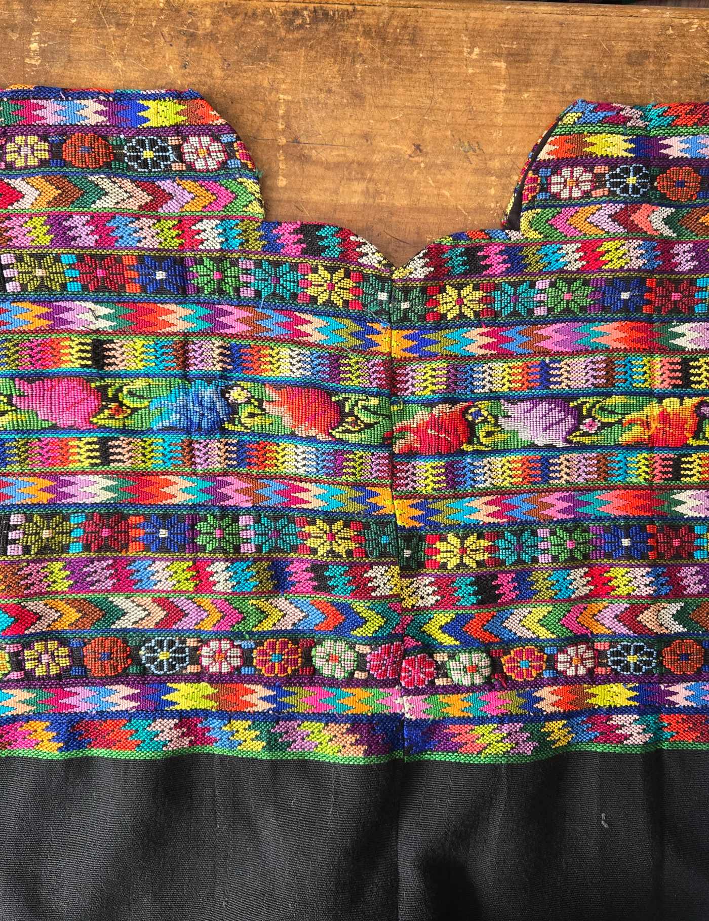 Colourful Geometric San martín jilotepeques Huipil #8-136