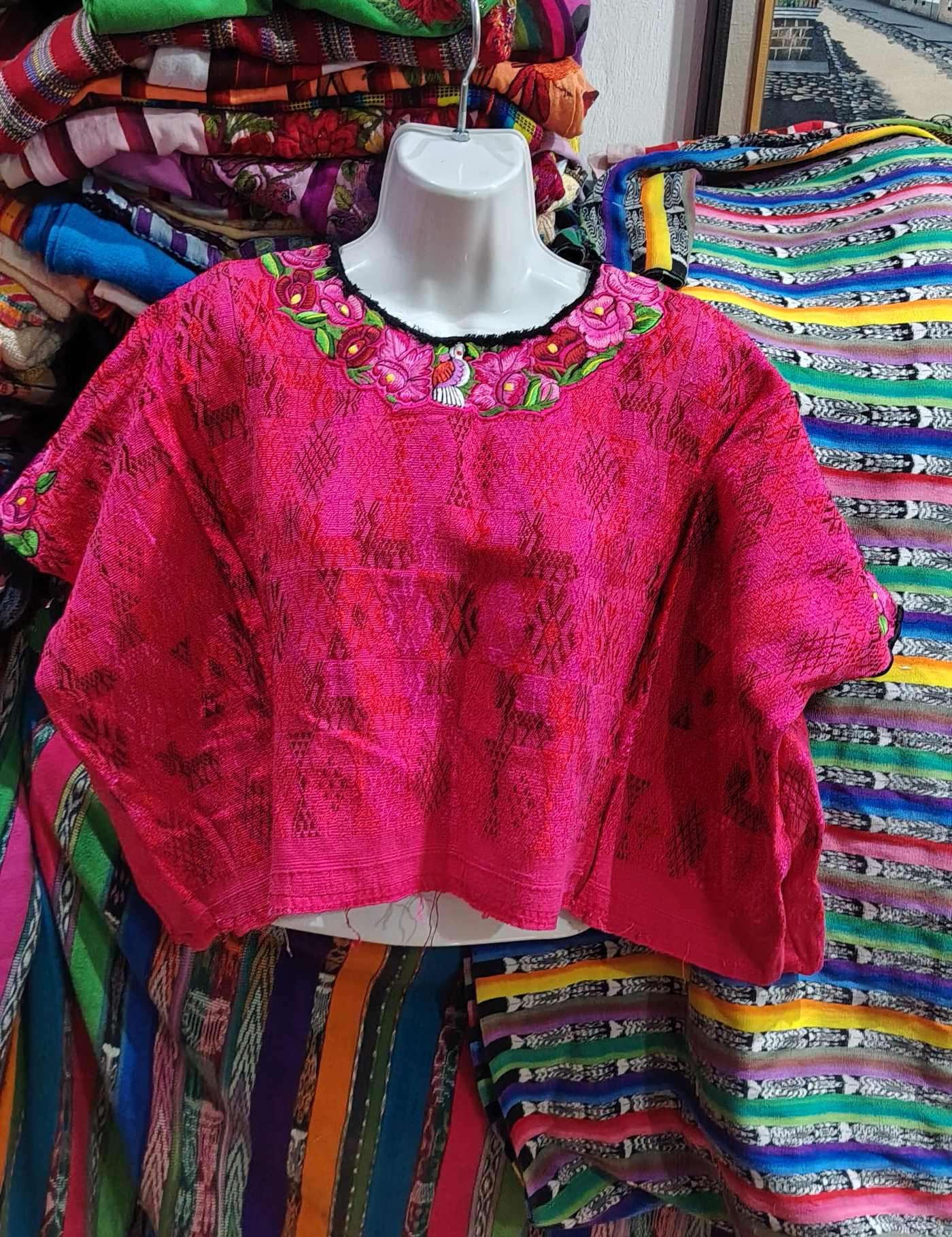 Deep Pink Cobán Huipil #8-150