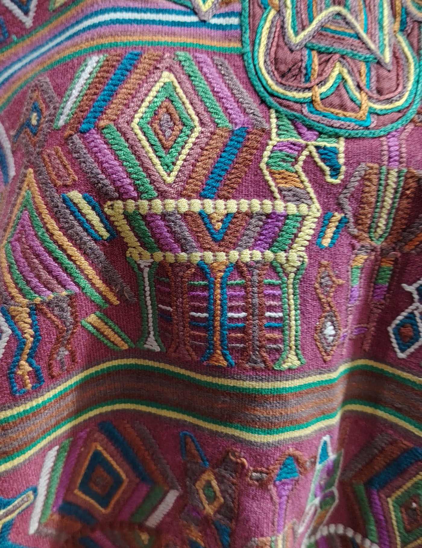 Wine Red Nebaj Huipil #8-155