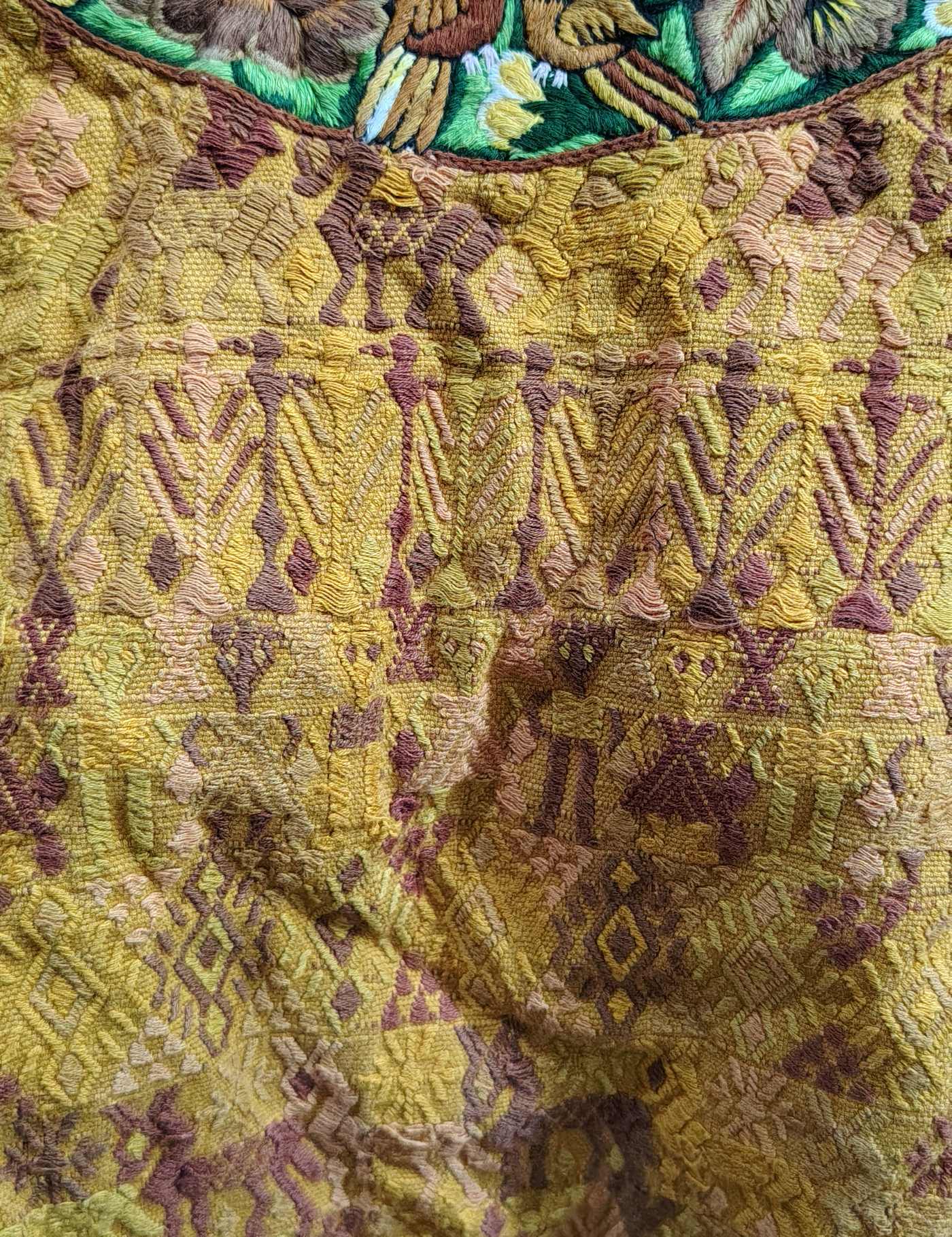Mustard Cobán Huipil #8-167