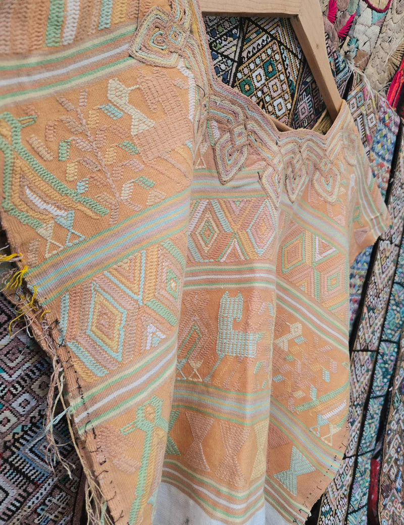Pale Coral Nebaj Huipil #8-173