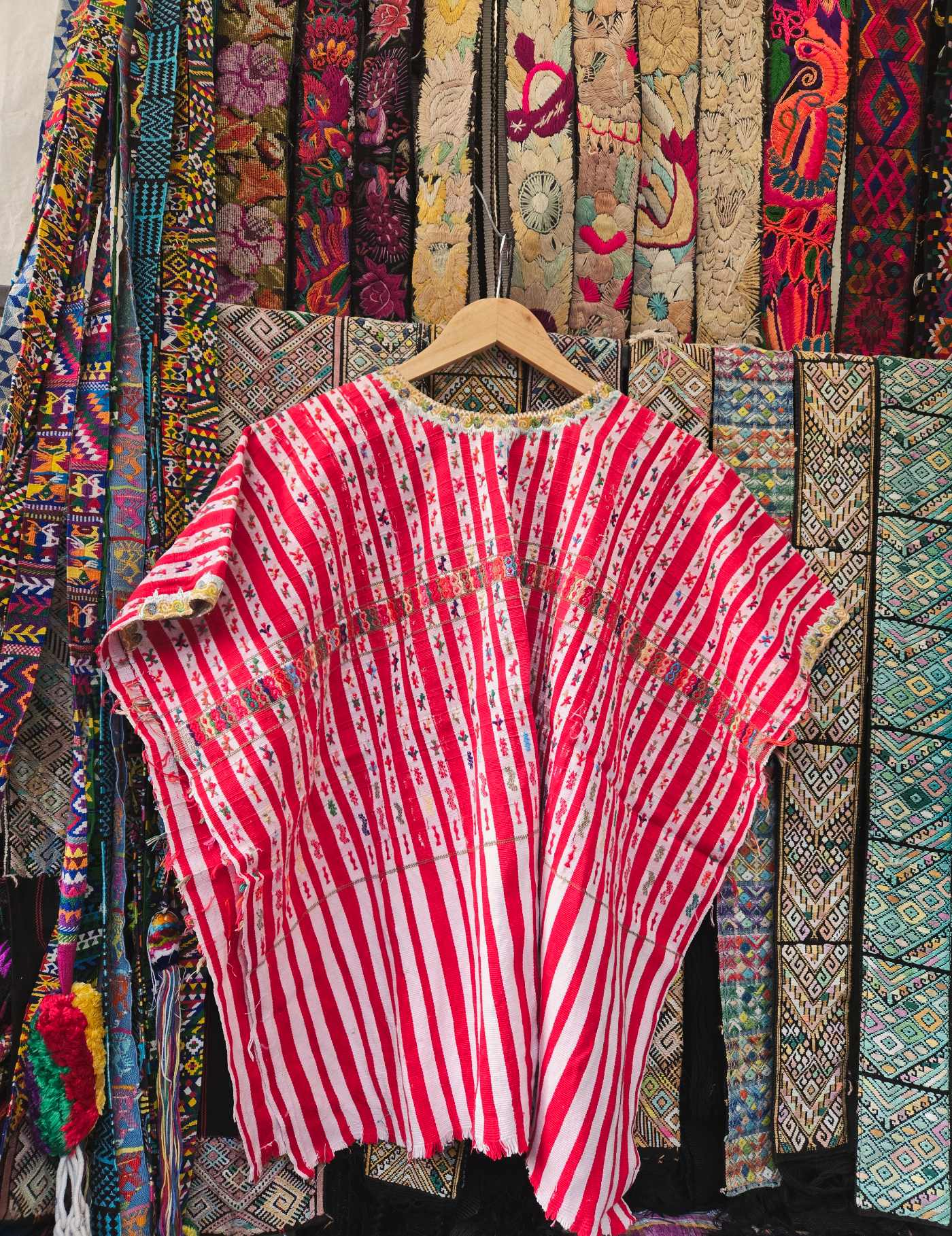Candy Striped San Lucas Tolimán Huipil #8-185