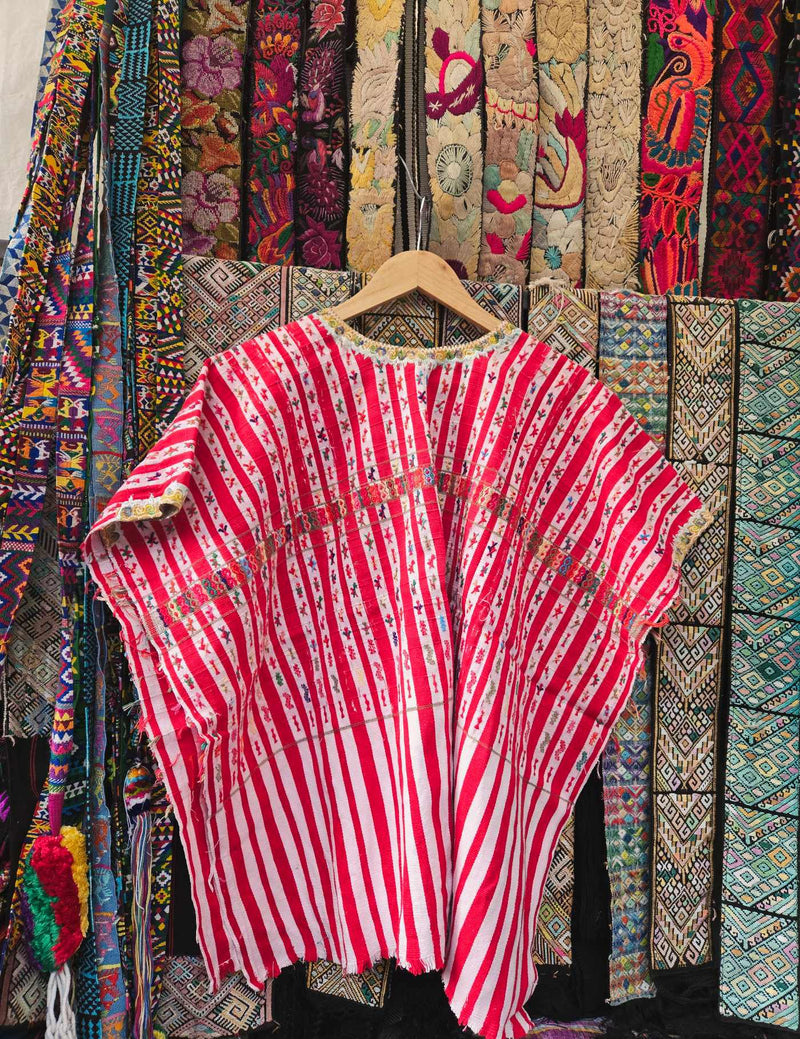 Candy Striped San Lucas Tolimán Huipil #8-185