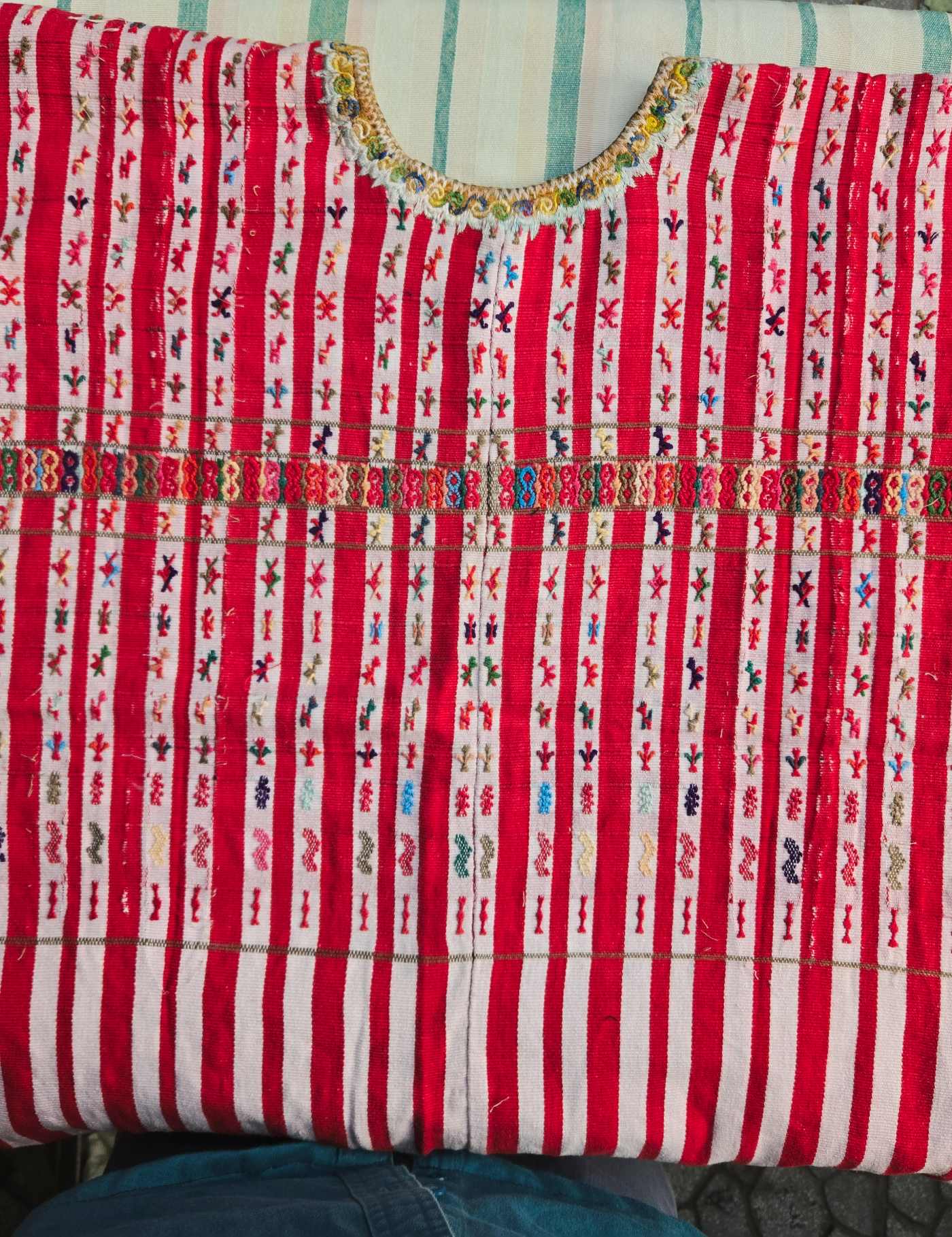 Candy Striped San Lucas Tolimán Huipil #8-185