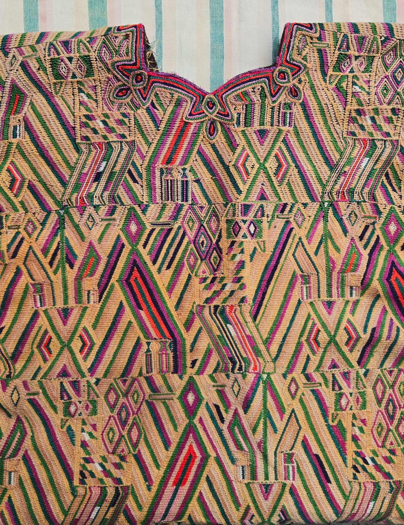 Red on Brown Nebaj Huipil #8-189