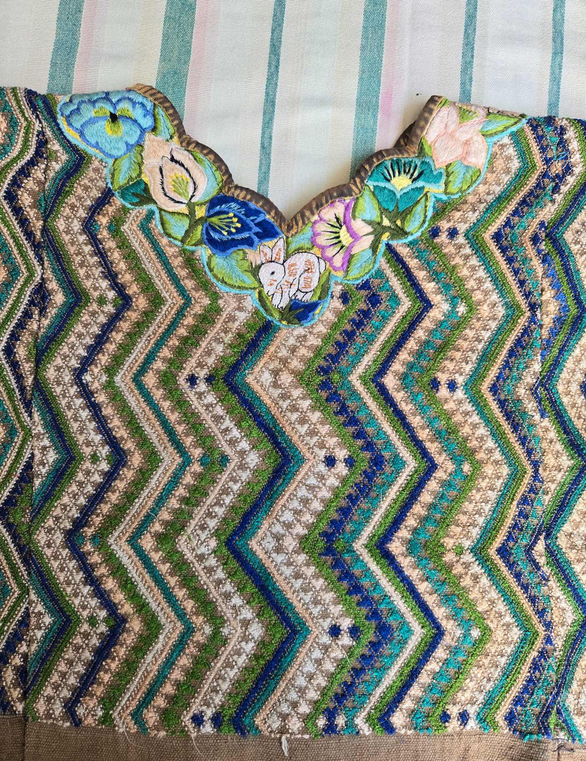 Retro Chevron Cobán Huipil #8-196
