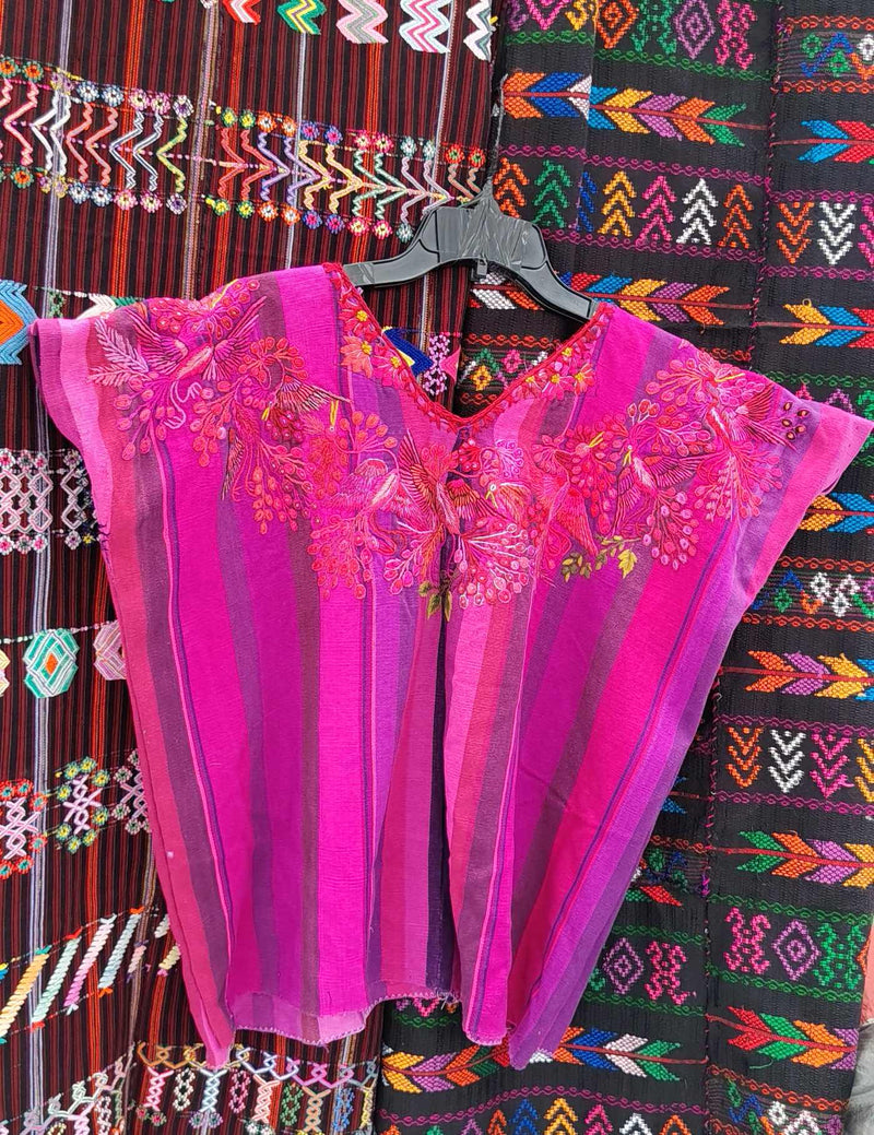Hot Pink Santiago Huipil #8-213