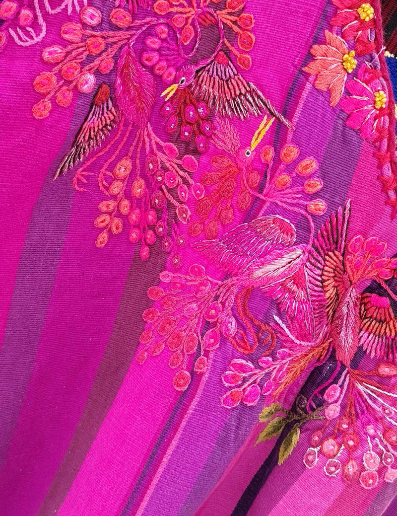 Hot Pink Santiago Huipil #8-213