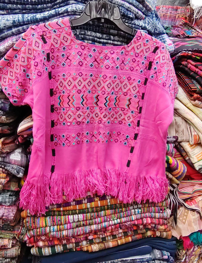 Lolly Pink Colotenango Huipil #8-217