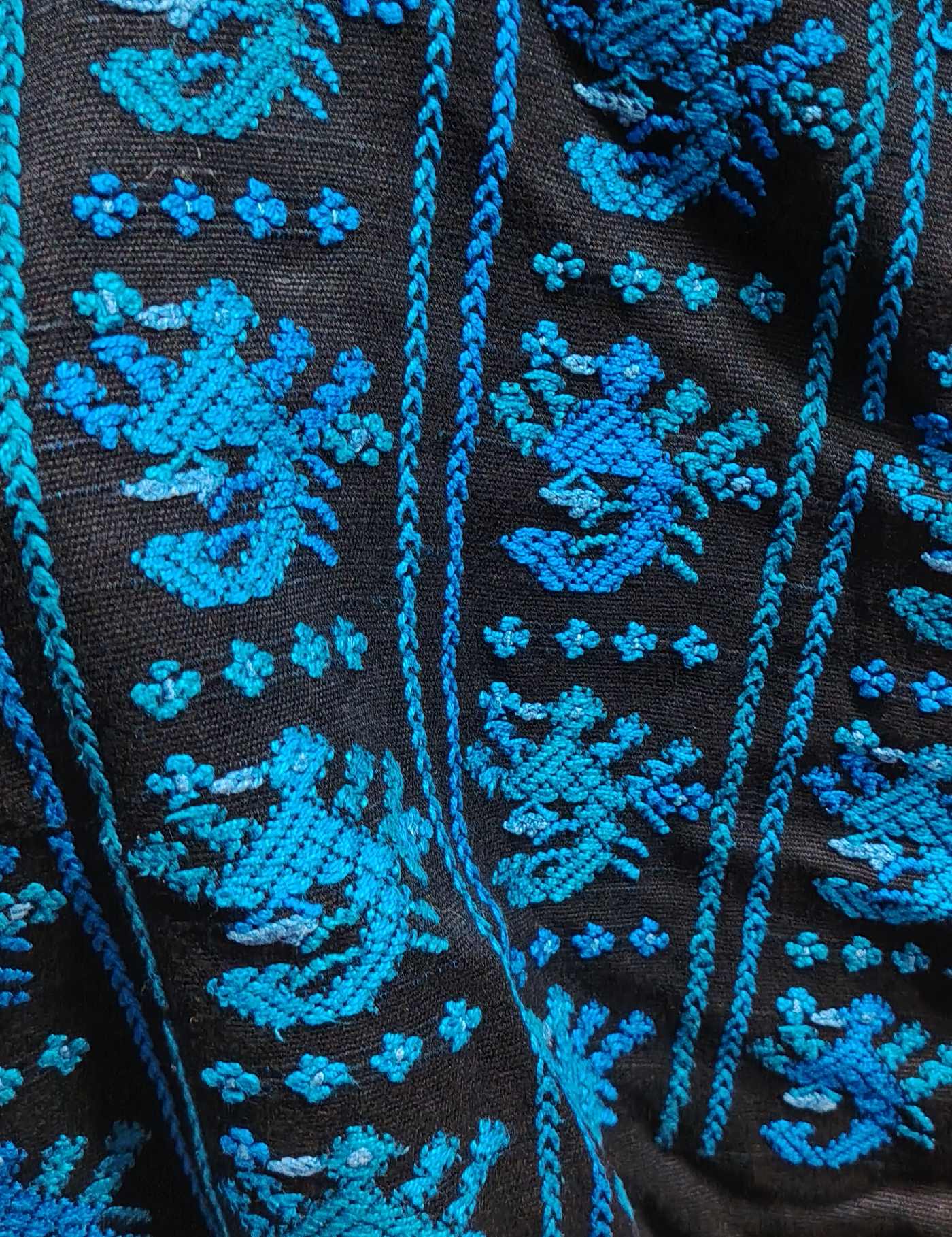 Blue and Black San Lucas Tolimán Huipil #8-275
