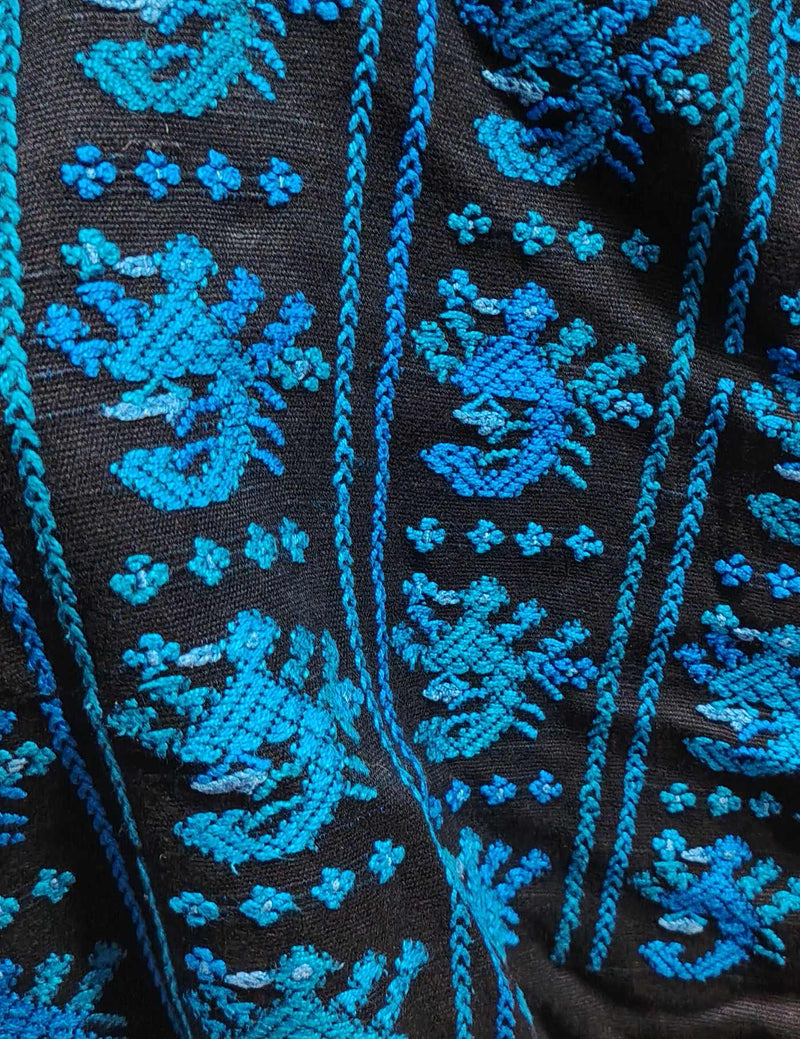 Blue and Black San Lucas Tolimán Huipil #8-275