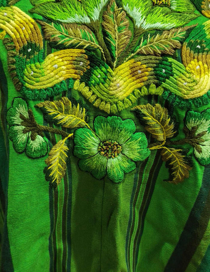 Green on Green Santiago Huipil #8-276