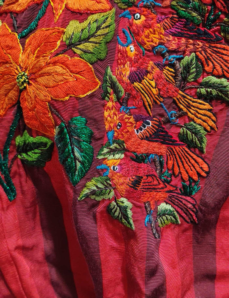 Red and Orange Santiago Huipil #8-277