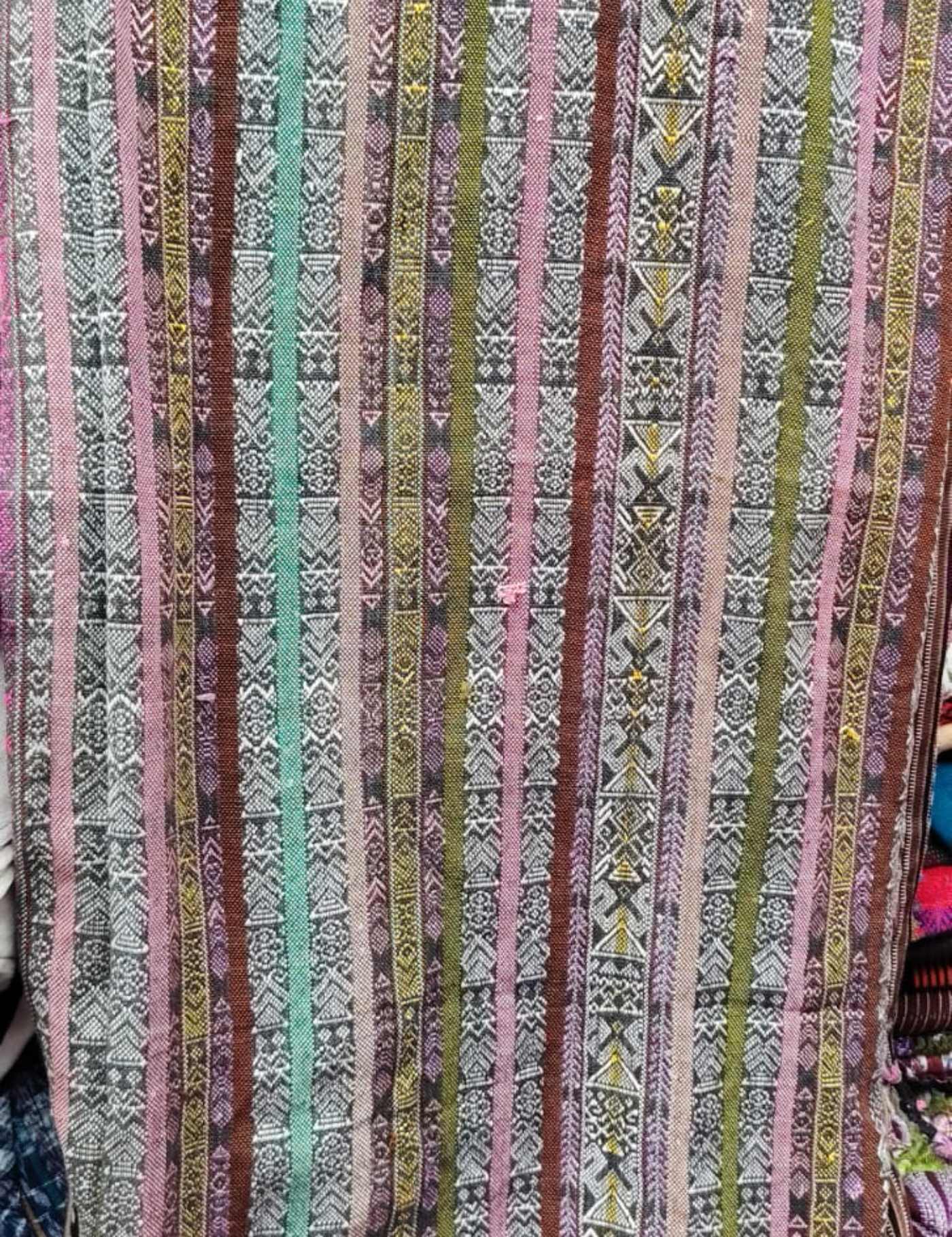 (reserved For April) Retro Ikat Totonicapán Corte #8-280