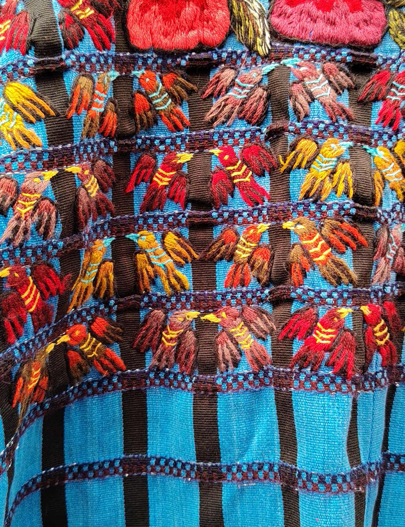 Bright Blue Santiago Huipil #8-282