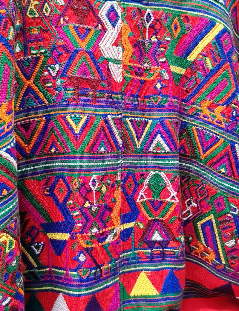 Traditional Red Nebaj Huipil #8-285