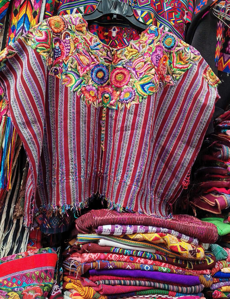Colourful Birds Patzún Huipil #8-288