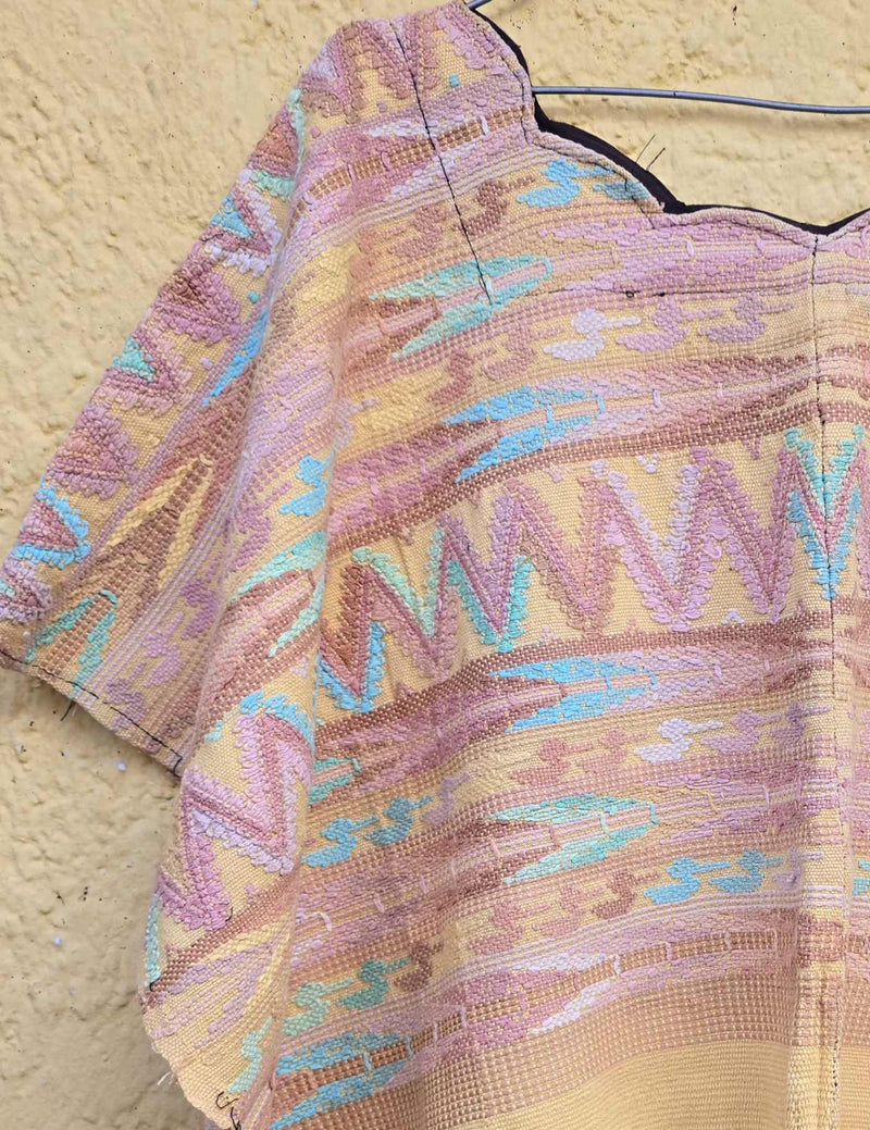 Pink and Primrose Comalapa Huipil #8-297