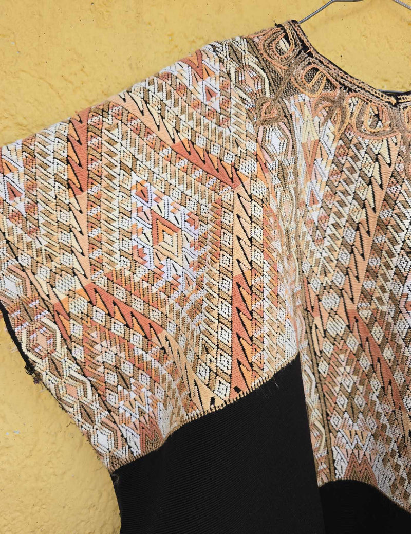 Beige Geometric Chichicastenango Huipil #8-298
