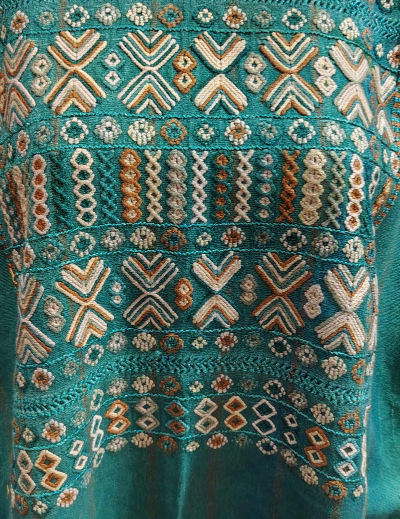 Turquoise Colotenango Huipil #8-321